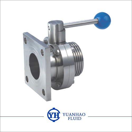 一端法蘭、一端螺紋蝶閥 Flange - threaded butterfly valve